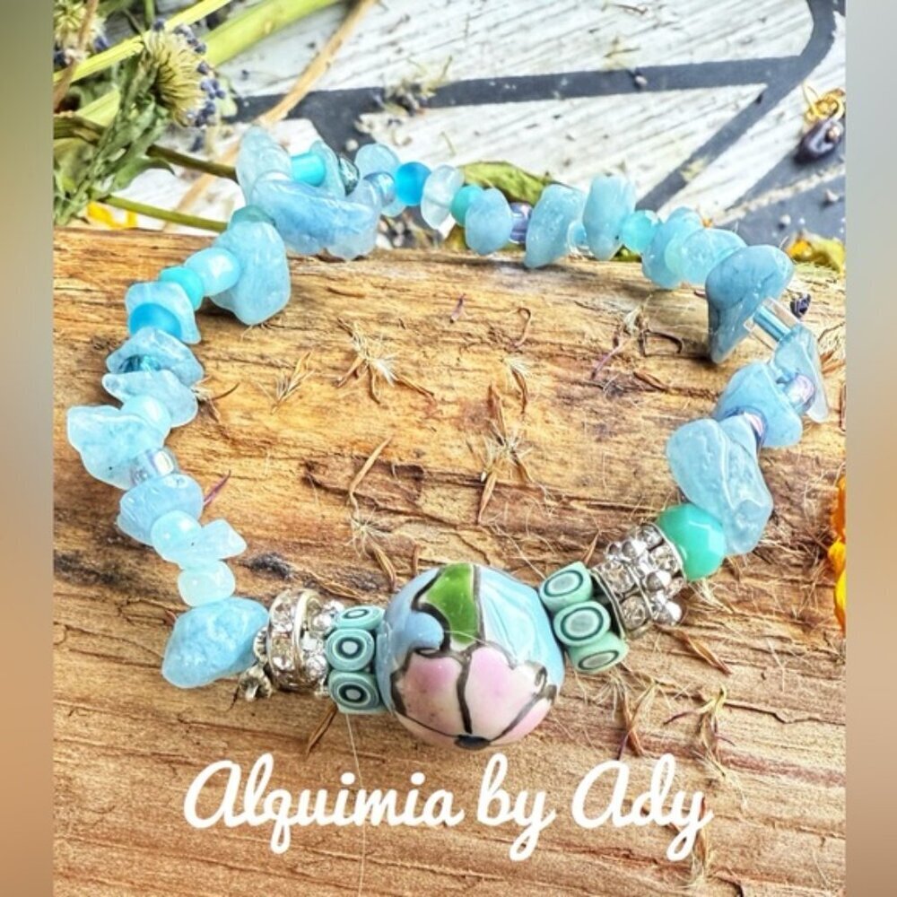 Alquimia Blue and Silver Bracelet